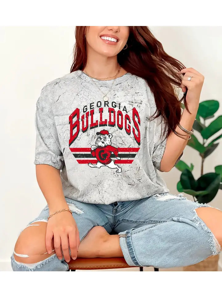 Retro Georgia Bulldog Tee