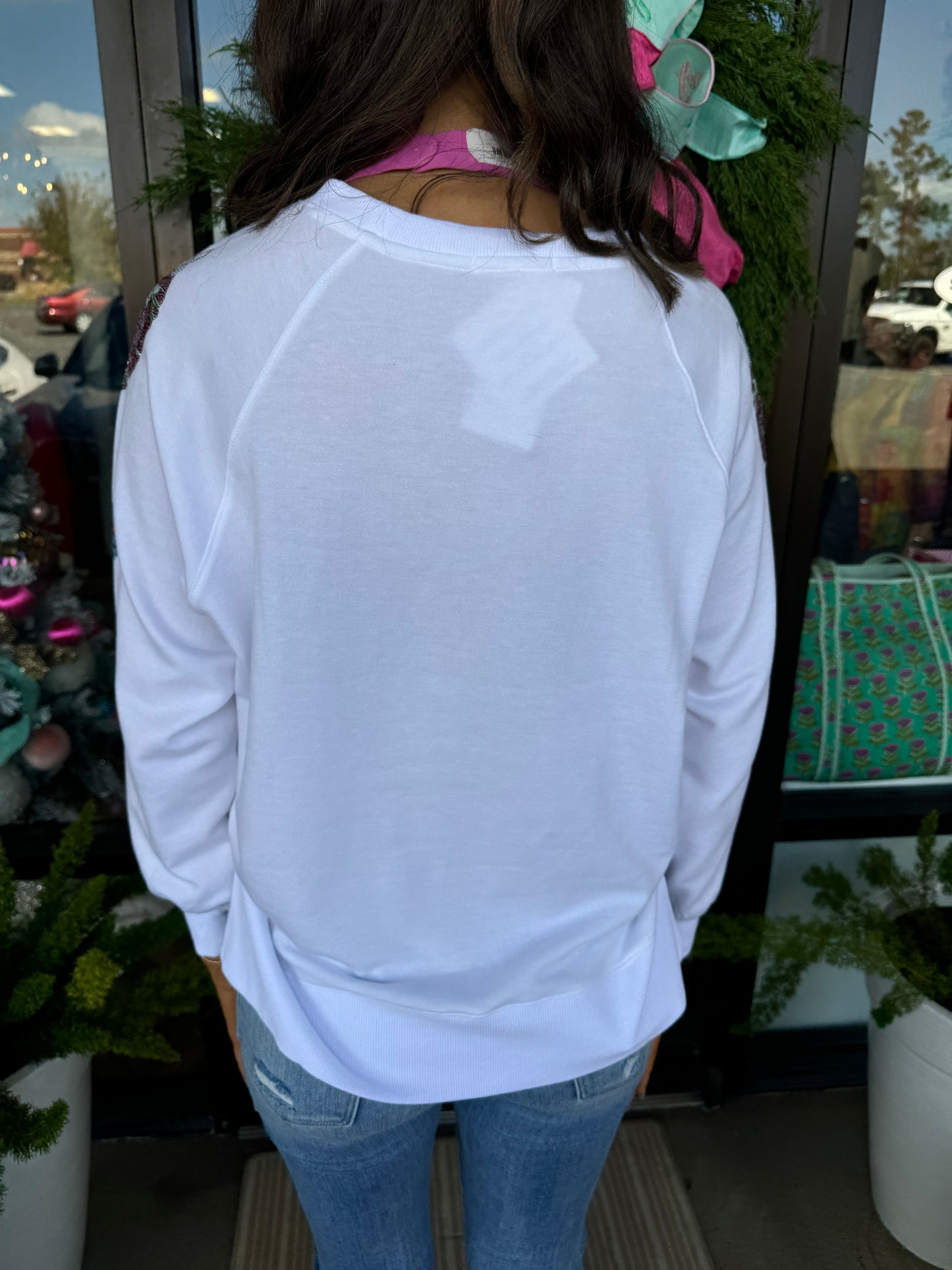 Mary Square Katie Sweatshirt: Ornaments