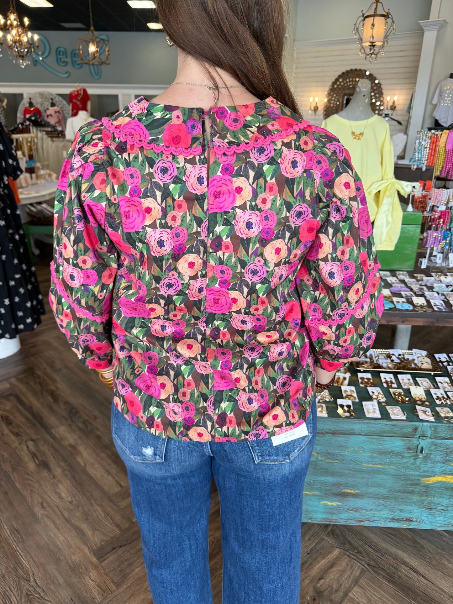 Pink Garden Blouse