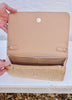 Caroline Hill Bryn Clutch/Crossbody: Natural Quilted