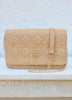 Caroline Hill Bryn Clutch/Crossbody: Natural Quilted