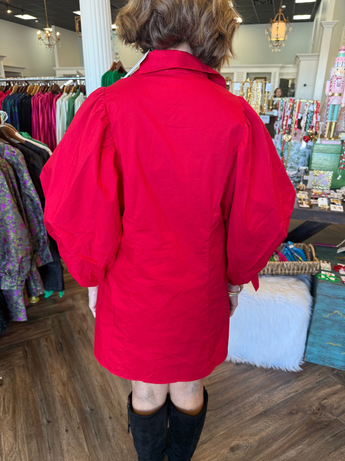 Elegant Event Mini Dress: Red