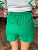 Eyelet Skort: Green