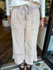 Exposed Hem Pants: Mocha