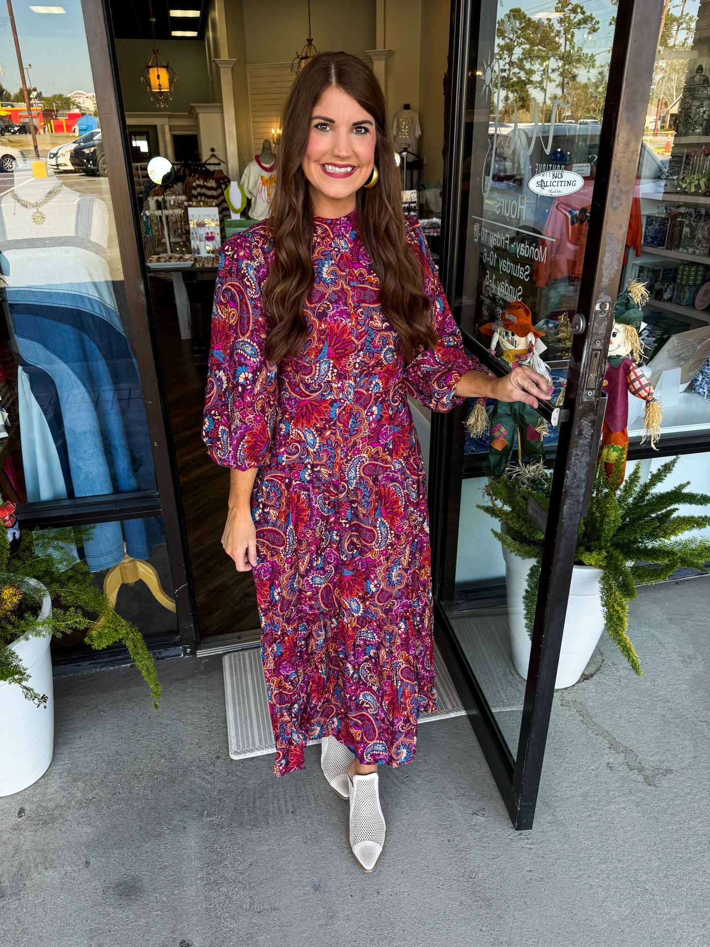 Paisley Maxi Dress