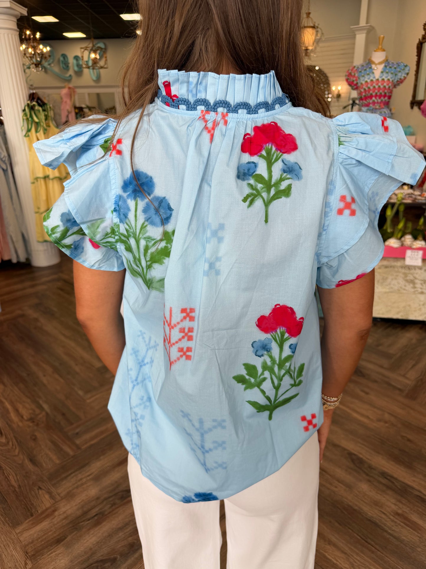 Poppy Flower Top