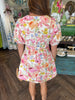Pastel Garden Button Dress
