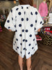 Black And White Polka Dot Mini