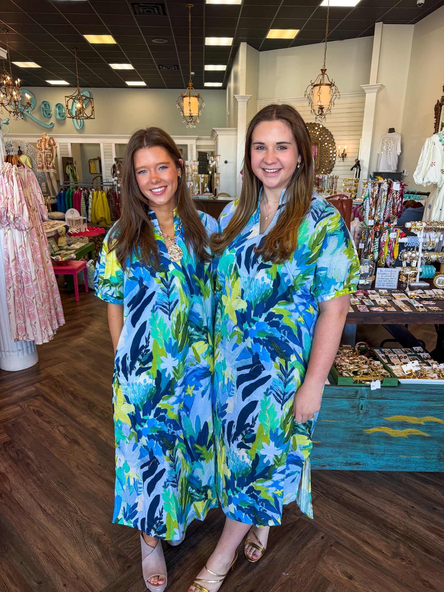 Artistry Floral Midi Dress