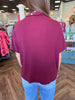 Slinky Maroon Top