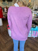 Cozy Soft Pocket Sweater: Mauve