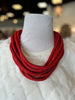 Rope Necklace: Red