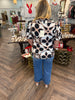 Cream/Black Design Top