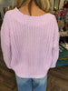 Lavender Ribbon Sweater