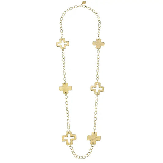 Susan Shaw: Cross Chain Necklace