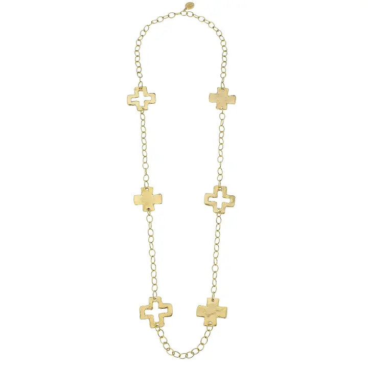 Susan Shaw: Cross Chain Necklace