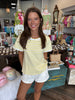 Fancy Shorts- White