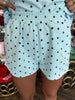 Blue And Brown Polka Dot Set