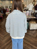 Striped Mockneck Top