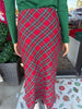 Red Plaid Skirt