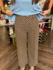 Brown and White Polka Dot Jeans