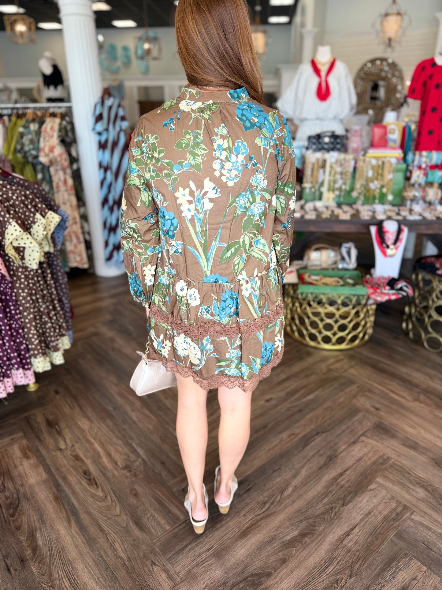 Dreamy Fall Floral Dress