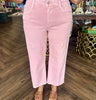 Vervet High Rise Jeans: Pale Pink