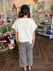 Cropped Sleeve Duck Sweater