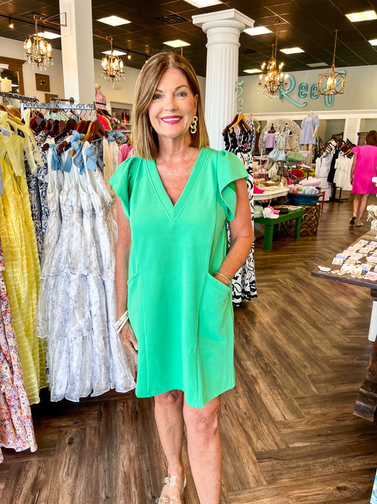 Green: Simple Dress