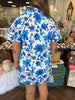 All The Blues Floral Dress