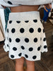 Polka Pretty Sweat Set: Gray