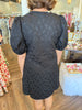 Mary Square Black Lana Dress