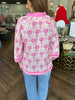 Retro Design Top: Pink