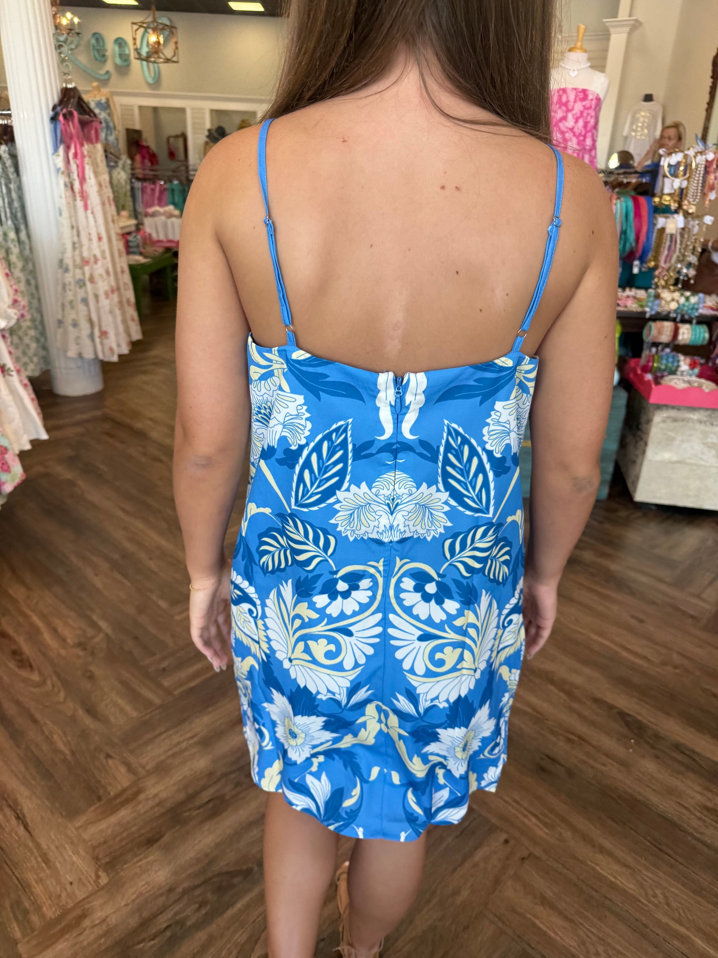 Design Blue Tank Dress
