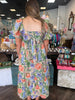 Camelia Back Bow Midi Dress: Vanilla