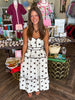 Neutral Girl Dotty Midi Dress