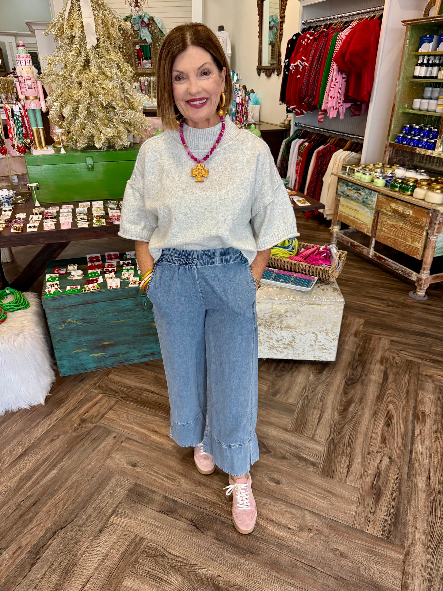 Sue Chambray Smock Pants