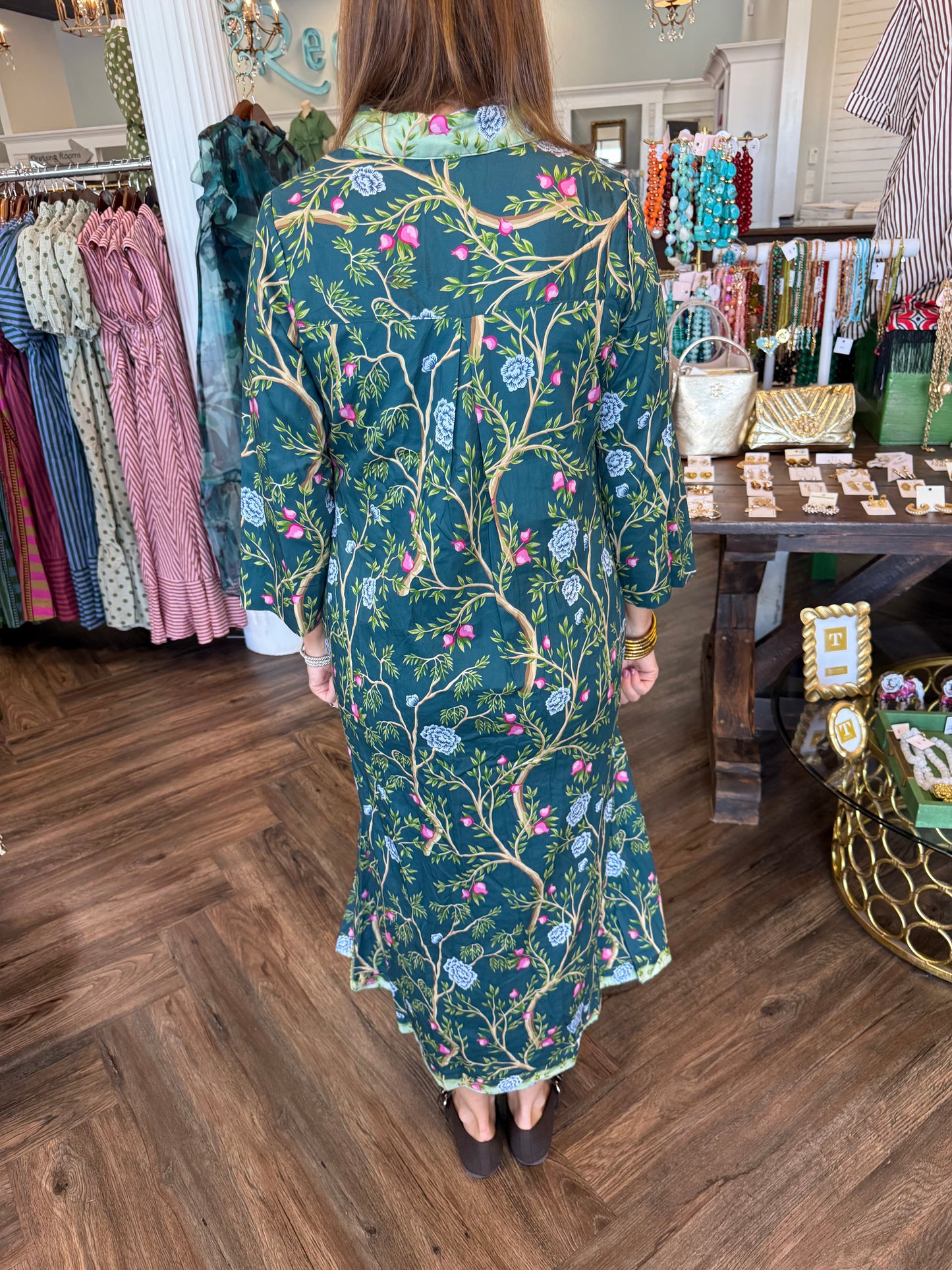Botanical Midi Dress