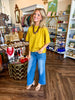 Effortless Sweater: Mustard
