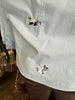 Duck Embroidered Top: Blue