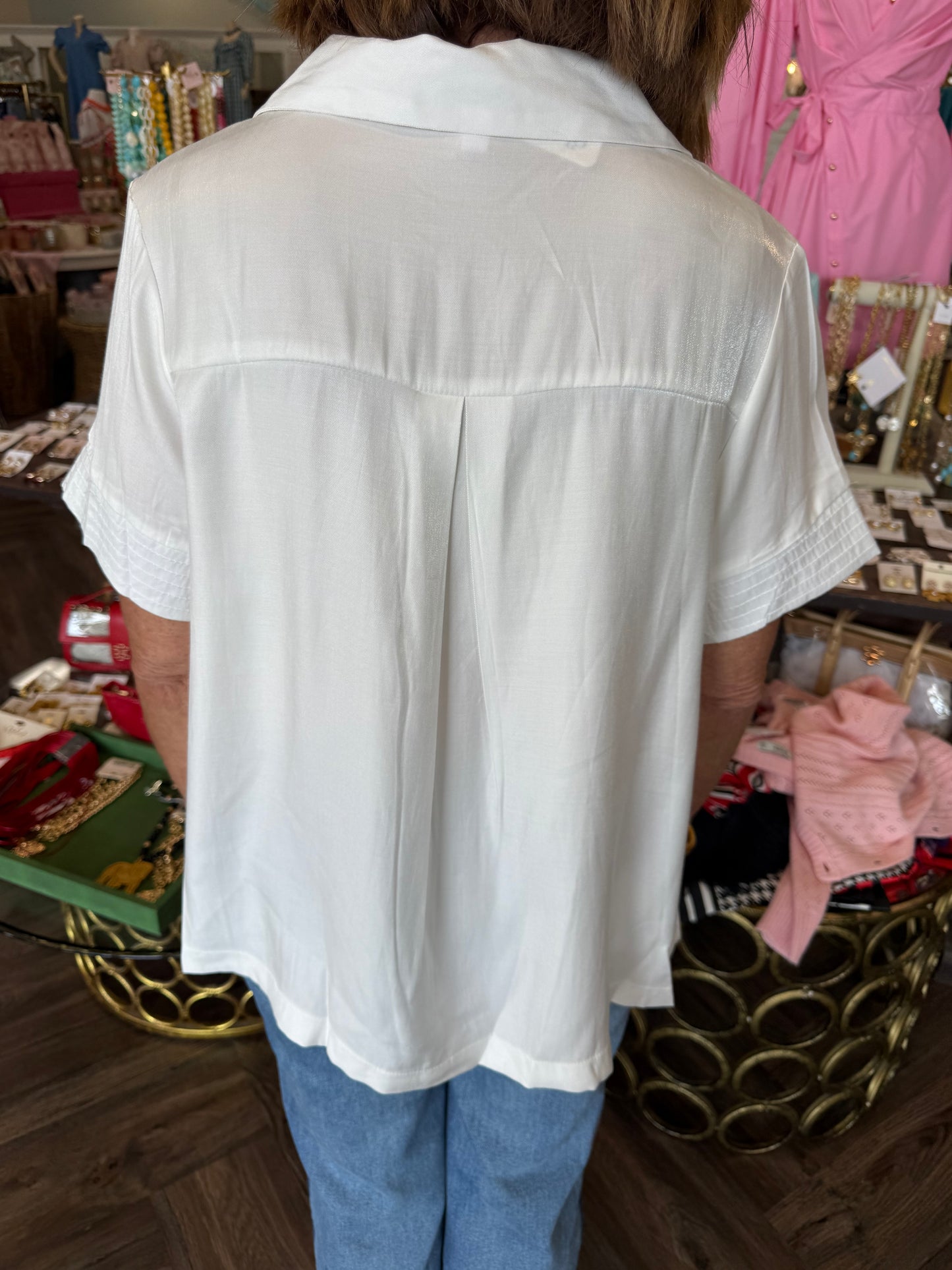 White Button Top