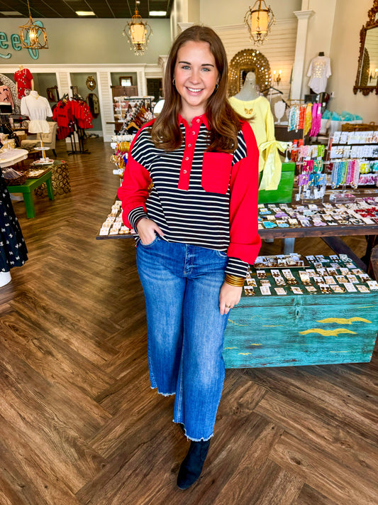 Georgia Striped Top