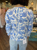 Mary Square Ashlyn Top: Porcelain Vines