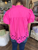 Barbie Pink Lace Top