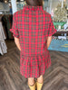 Christmas Holiday Plaid Dress