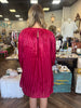 Red Pleated Dress