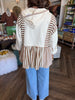Gloria Hoodie Striped Top