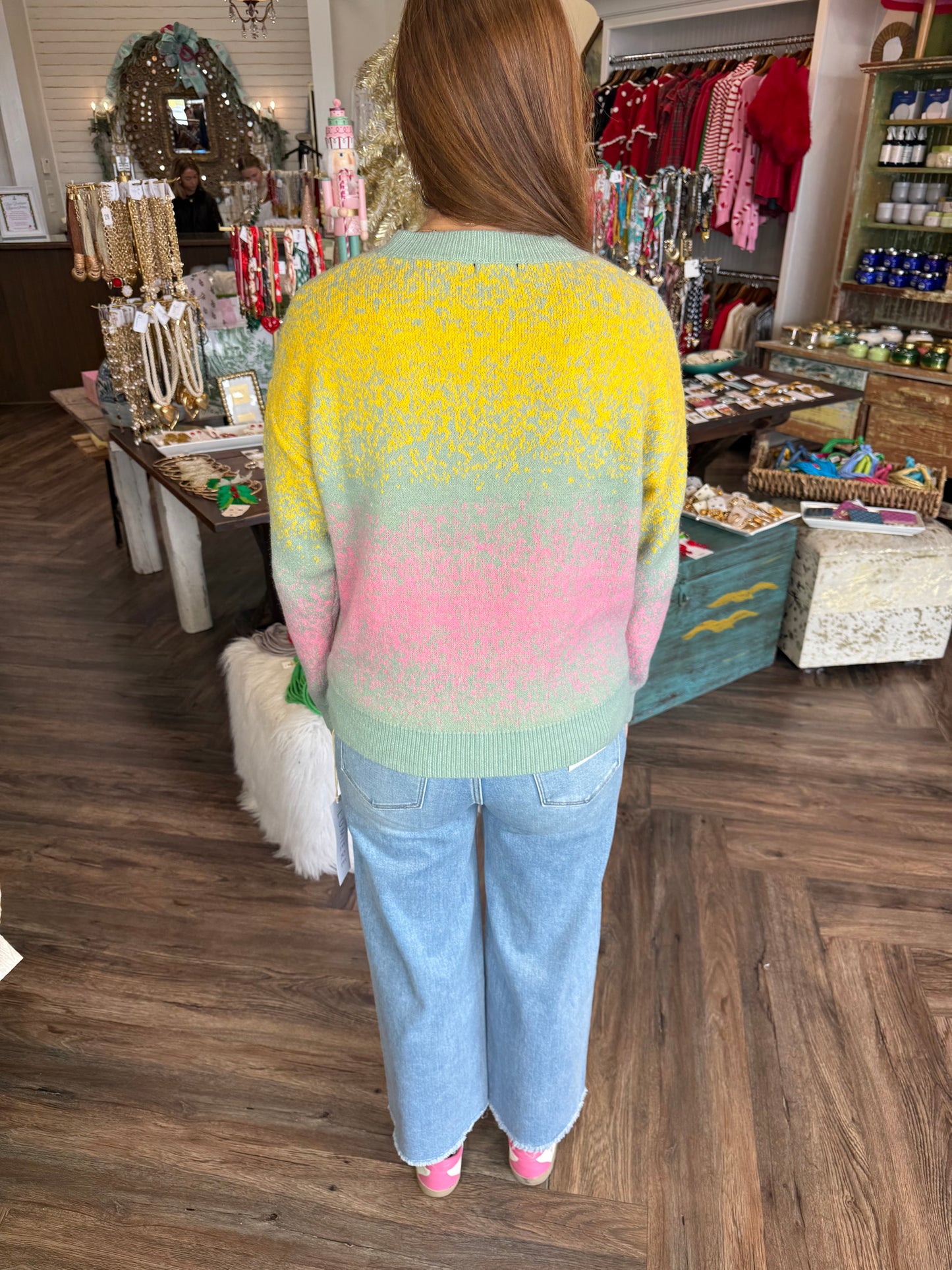 Pastel Ombre Sweater