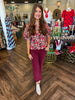 Zenana Jeans: Maroon