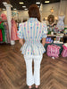 Alden Design Peplum Top